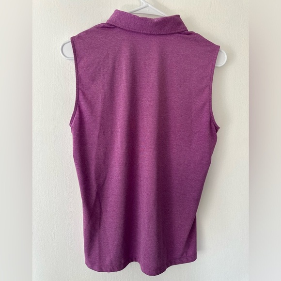 Fairway & Greene Ladies Sleeveless Golf Polo Shirt- Size Large - Picture 8 of 11